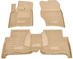 Автомобильные коврики в салон Audi Q7 2005- бежевые (AVTO-Gumm)