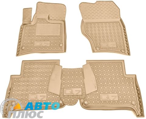 Автомобильные коврики в салон Audi Q7 2005- бежевые (AVTO-Gumm)