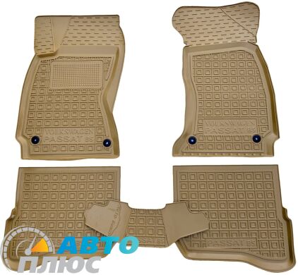 Автомобильные коврики в салон Volkswagen Passat B5 1996-2005 бежевые (AVTO-Gumm)
