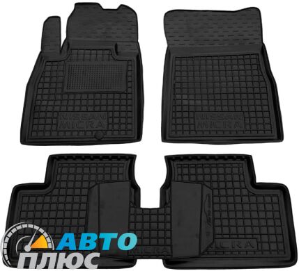 Автомобільні килимки в салон Nissan Micra (K13) 2010- (Avto-Gumm)
