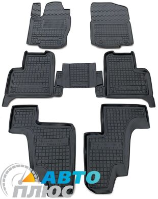 Автомобильные коврики в салон Mercedes GL (X166) 12-/GLS 14- (7 мест) (Avto-Gumm)