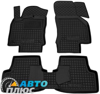 Автомобильные коврики в салон Seat Leon 2013- (5 дверей) (Avto-Gumm)