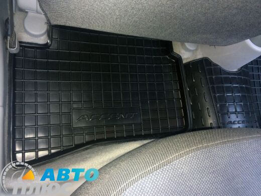 Автомобильные коврики в салон Hyundai Accent 2006-2010 (Avto-Gumm)