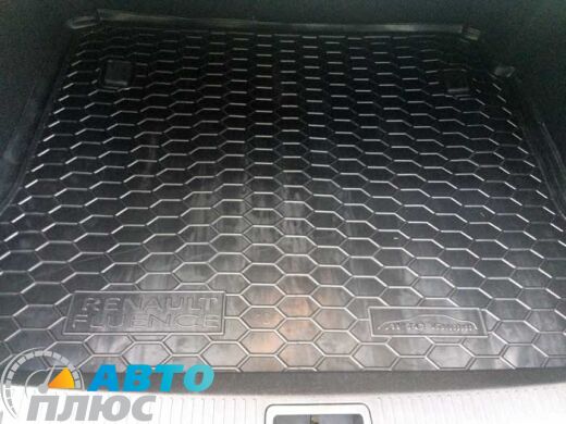 Автомобильный коврик в багажник Renault Fluence 2009- (Avto-Gumm)