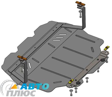 Металлическая защита двигателя Audi A3 2005-2012 (Кolchuga) Standart