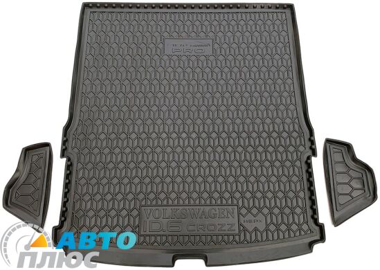 Автомобильный коврик в багажник Volkswagen ID6 Pro 2021- верхняя полка (AVTO-Gumm)