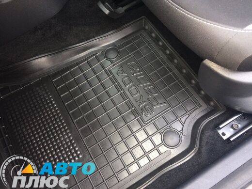 Водительский коврик в салон Skoda Fabia 3 2015- (Avto-Gumm)
