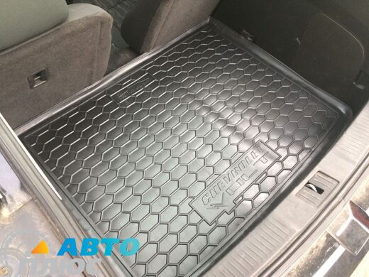 Автомобильный коврик в багажник Chevrolet Volt 2010- (Avto-Gumm)