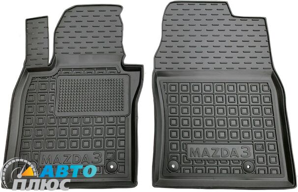 Передние коврики в автомобиль Mazda 3 2019- (Avto-Gumm)