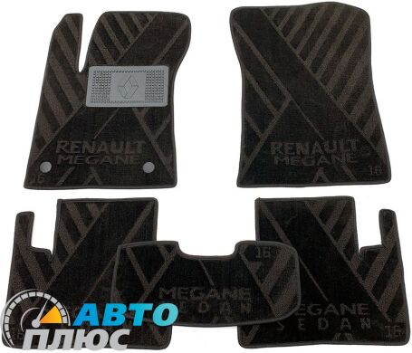 Композитные коврики в салон Renault Megane 4 2016- Sedan/Universal (X) AVTO-Tex
