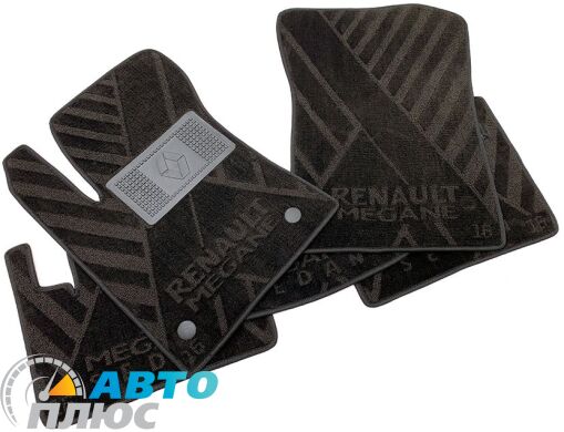 Композитные коврики в салон Renault Megane 4 2016- Sedan/Universal (X) AVTO-Tex