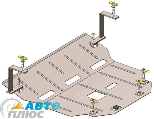 Металлическая защита двигателя Kia Sportage 4 2016- (V-2.4i USA) (Кolchuga) Standart