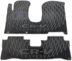Композитные коврики в салон Honda CR-V 2006-2012 (V) серые AVTO-Tex