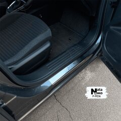 Накладки на пороги Peugeot 2008 2020- (Premium)