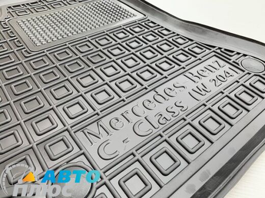 Водительский коврик в салон Mercedes C (W204) 2007- (AVTO-Gumm)