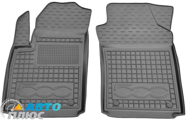 Передні килимки в автомобіль Fiat 500 2007- (AVTO-Gumm)