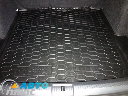 Автомобильный коврик в багажник Volkswagen Jetta 2011- Mid (Avto-Gumm)