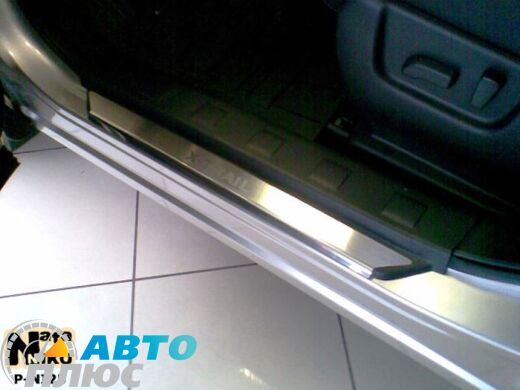 Накладки на пороги Nissan X-Trail (T31) 2007- (Premium)