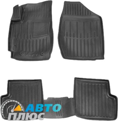 3D Коврики в салон автомобиля Toyota Corolla 2000-2007 (Stingray)