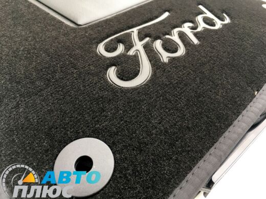 Фото ковриков в салон для автомобиля Форд Фокус 3 2011- черные бизнес Автоплюс