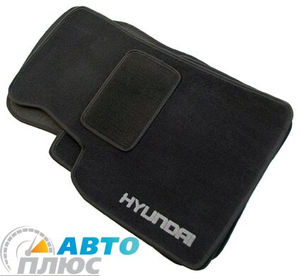 Коврики в салон текстильные Hyundai Matrix 2001- черные Fortuna