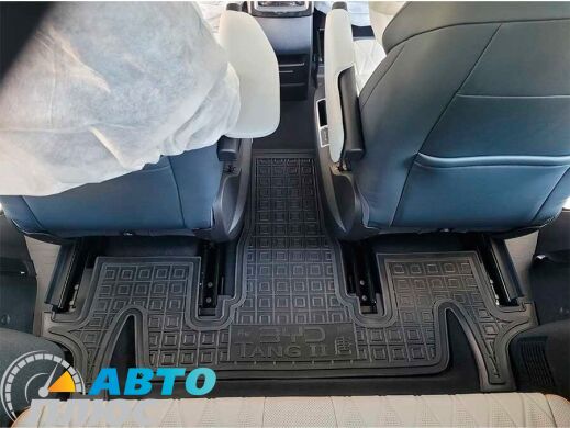 Автомобильные коврики в салон BYD Tang 2 EV 2018- 6 мест (AVTO-Gumm)