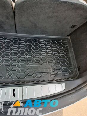 Автомобильный коврик в багажник Tesla Model X 2016- короткий (Avto-Gumm)
