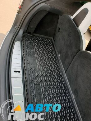 Автомобильный коврик в багажник Tesla Model X 2016- короткий (Avto-Gumm)