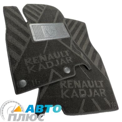 Композитні килимки в салон Renault Kadjar 2016- (X) чорні AVTO-Tex