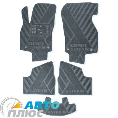 Композитні килимки в салон Opel Astra H 2004- (X) сірі AVTO-Tex