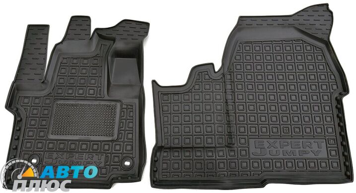 Автомобільні килимки в салон Peugeot Expert 17-/Citroen Jumpy 17- (1+2) груз. передні (Avto-Gumm)