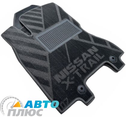 Композитные коврики в салон Nissan X-Trail (T31) 2007- (X) серые AVTO-Tex