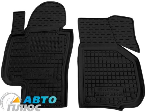 Передні килимки в автомобіль Skoda SuperB 2008-2014 (Avto-Gumm)