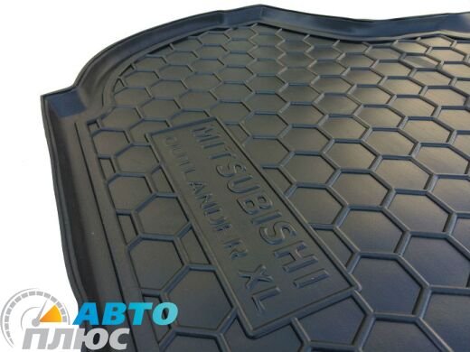 Автомобильный коврик в багажник Mitsubishi Outlander XL 2007- (без сабвуфера) (Avto-Gumm)