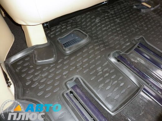 Коврики в салон автомобиля Hyundai H1 2007- (3 ряда) (Novline)