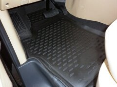 3D Коврики в салон автомобиля Ford Tourneo Custom 2023- 2-й ряд (Stingray)