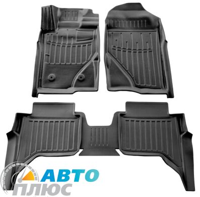 3D Коврики в салон автомобиля Ford Ranger 2022- (Stingray)