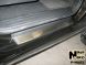 Накладки на пороги Mazda CX-9 2008- (Premium)
