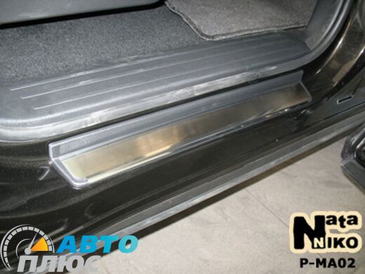 Накладки на пороги Mazda CX-9 2008- (Premium)