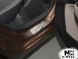 фото картинка Накладки на пороги Hyundai i10 2014- (Premium) — АвтоПлюс