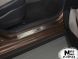 фото картинка Накладки на пороги Hyundai i10 2014- (Premium) — АвтоПлюс