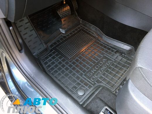 Передні килимки в автомобіль Skoda Octavia A7 2013- (Avto-Gumm)