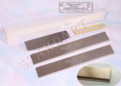 Накладки на пороги автомобиля Hyundai Elantra (MD/AD) 11-/16- (Standart)