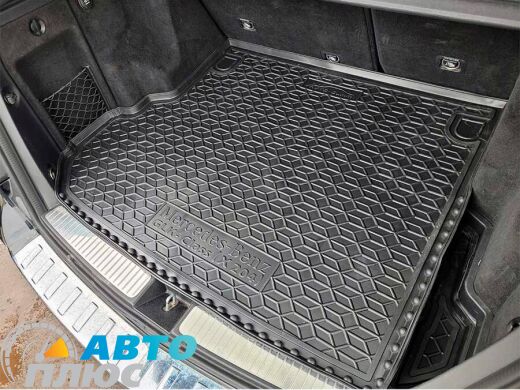 Автомобильный коврик в багажник Mercedes GLK (X204) 2008-2015 (AVTO-Gumm)