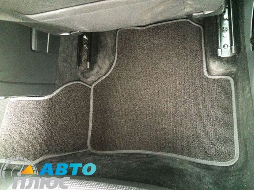 Ворсовые коврики в салон Volkswagen Passat B7 10-/CC 08- черные Milan
