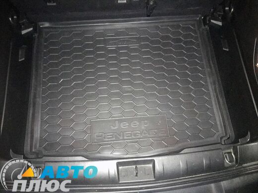 Автомобильный коврик в багажник Jeep Renegade 2015- нижняя полка (Avto-Gumm)