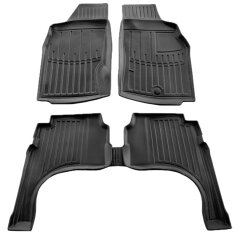 3D Коврики в салон автомобиля Mitsubishi L200 1996-2005 (правый руль) (Stingray)