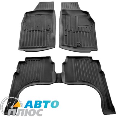 3D Коврики в салон автомобиля Mitsubishi L200 1996-2005 (правый руль) (Stingray)