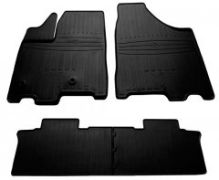 Резиновые коврики в салон Toyota Sienna 3 2010- 4 шт. (Stingray)