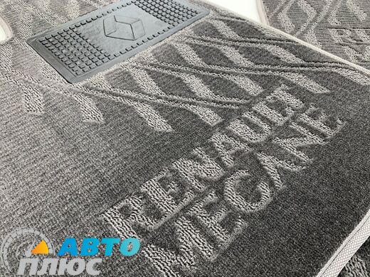 Композитные коврики в салон Renault Megane 2 2003- Sd/Un (V) серые AVTO-Tex